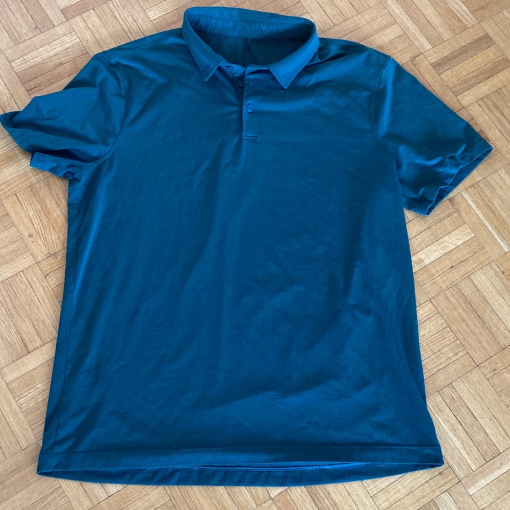 Men's Teal Blue Polo Shirt - Classic Short Sleeve